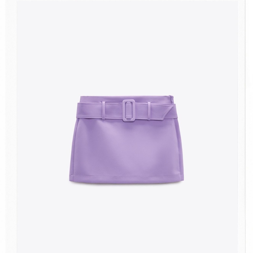 Zara purple skirt/skort